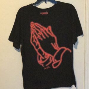 Ring of fire- prayer hands shirt
